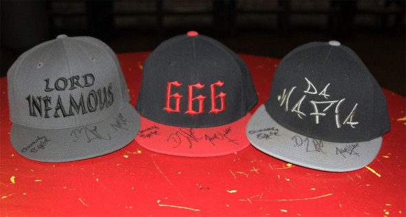 3 6 Mafia! Hats with autographs from the Sinners Tour #SinnersTour #DaMafia6ix